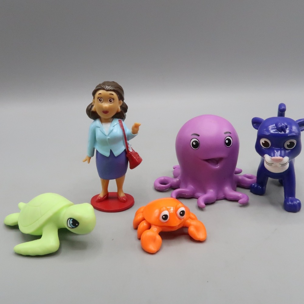 Paw Patrol Animal Figures Turtle Crab Octopus Panter‎ Mayor Goodway lot